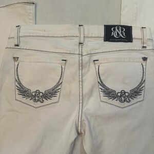 Rock-and-republic Women's White and Cream Jeans